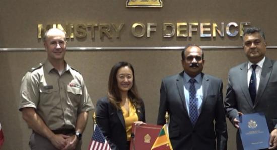U.S. And Sri Lanka Sign MOU on Defense Partnership